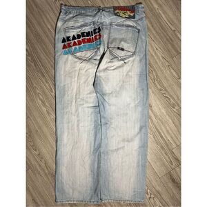 Vintage Y2K Akademiks Baggy Embroidered Jeans
